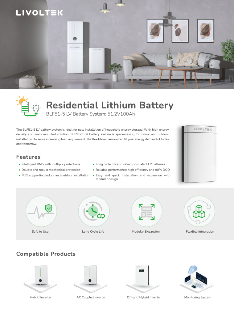 Livoltek 5Kwh Lithium battery